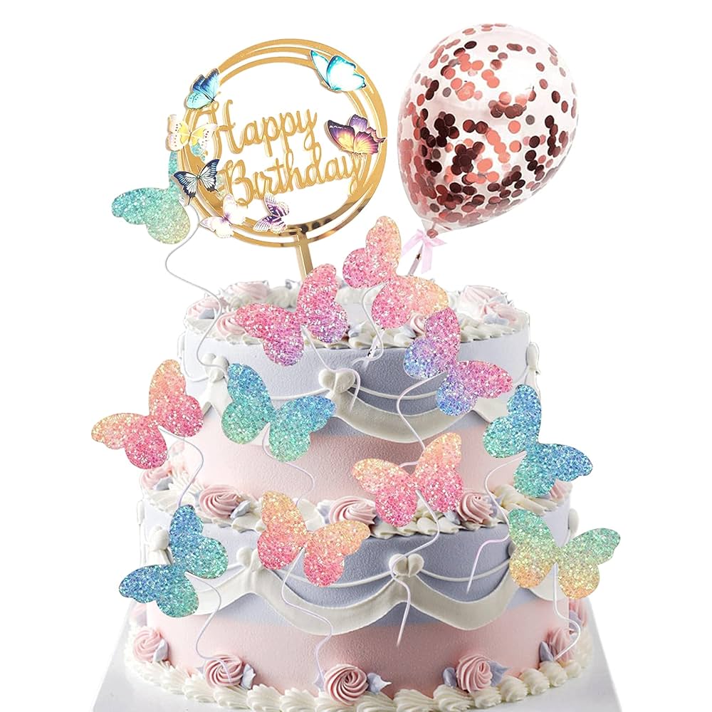 Amazon.co.jp: ケーキトッパー 誕生日 ケーキ飾り 17本セット